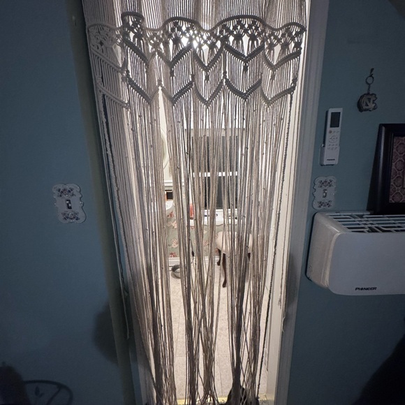 Bohemian Macrame Door Curtain